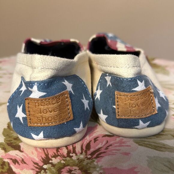 Madden girl Gloriee women’s slip on shoes size 8.5 USA Americana flag design com - Picture 4 of 6